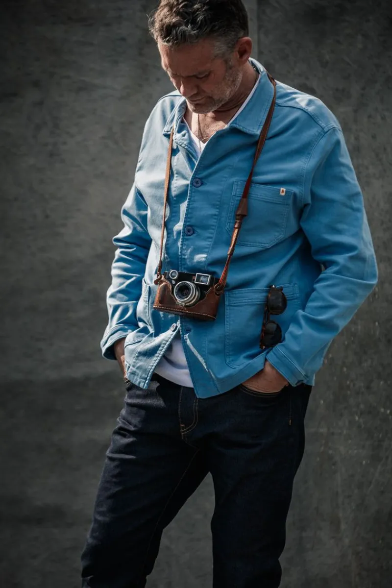 &SONS Blue Bolt Chore Jacket Best