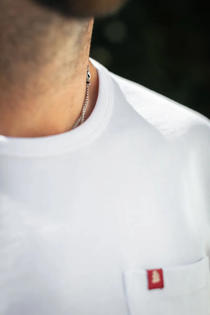 &SONS Boxer Pocket T-Shirt White Cheap