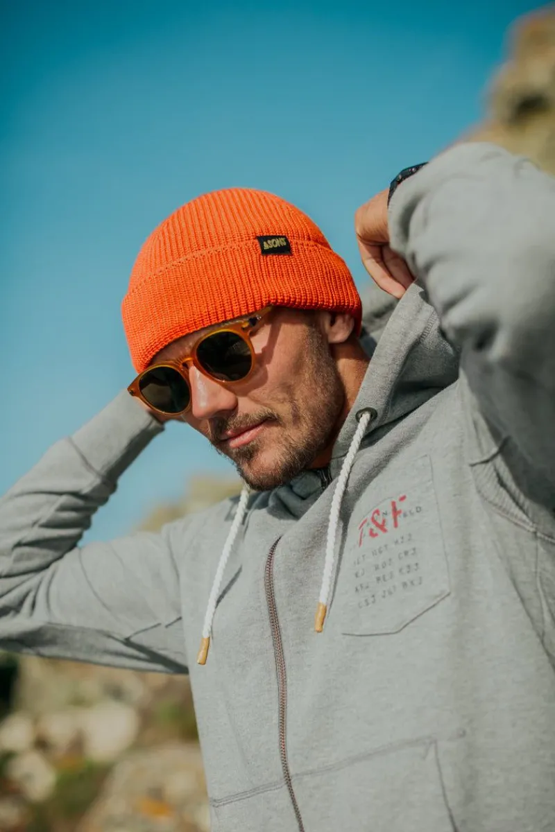 &SONS Bright Orange Atlantic Watch Cap / Beanie Store