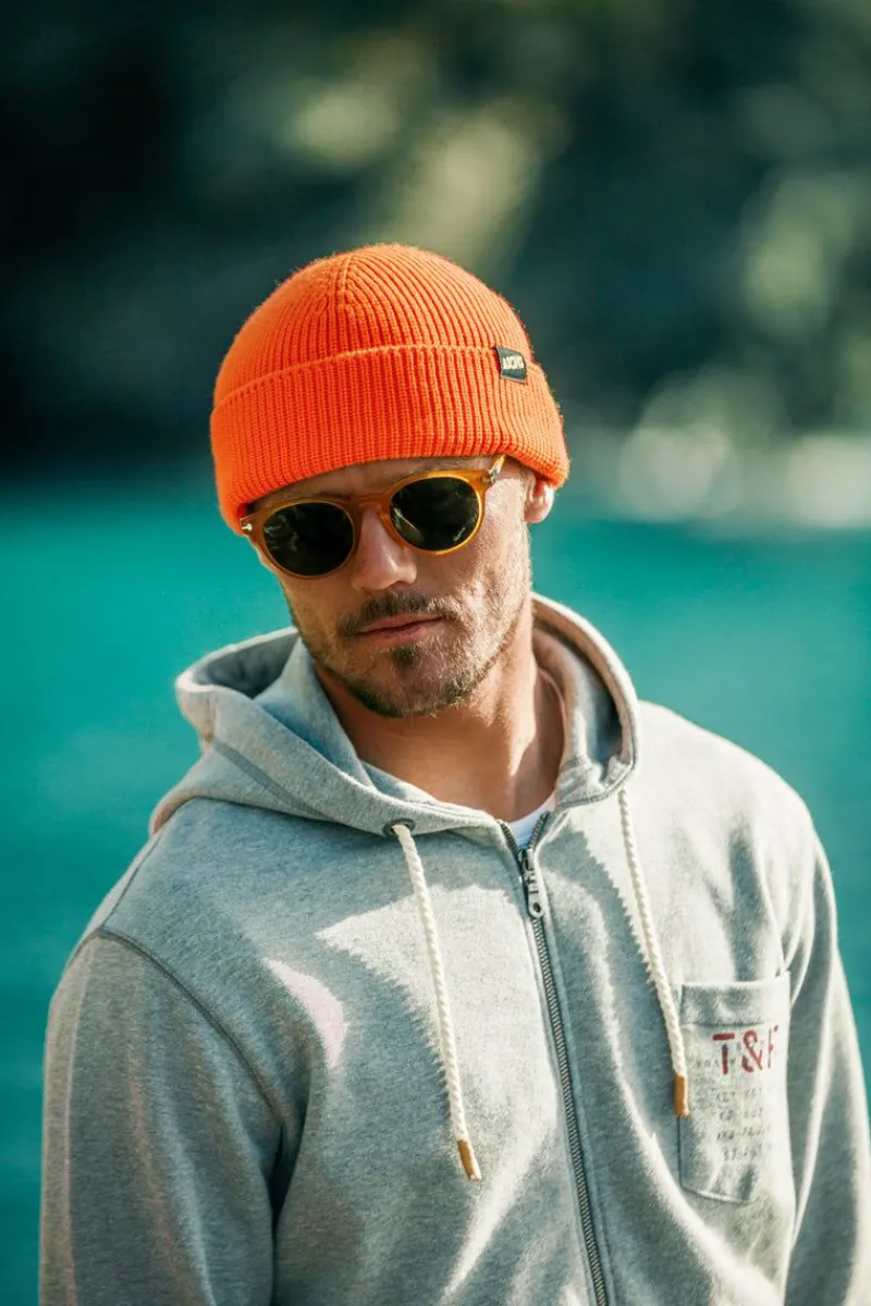 &SONS Bright Orange Atlantic Watch Cap / Beanie Store