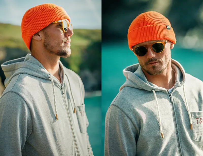 &SONS Bright Orange Atlantic Watch Cap / Beanie Store