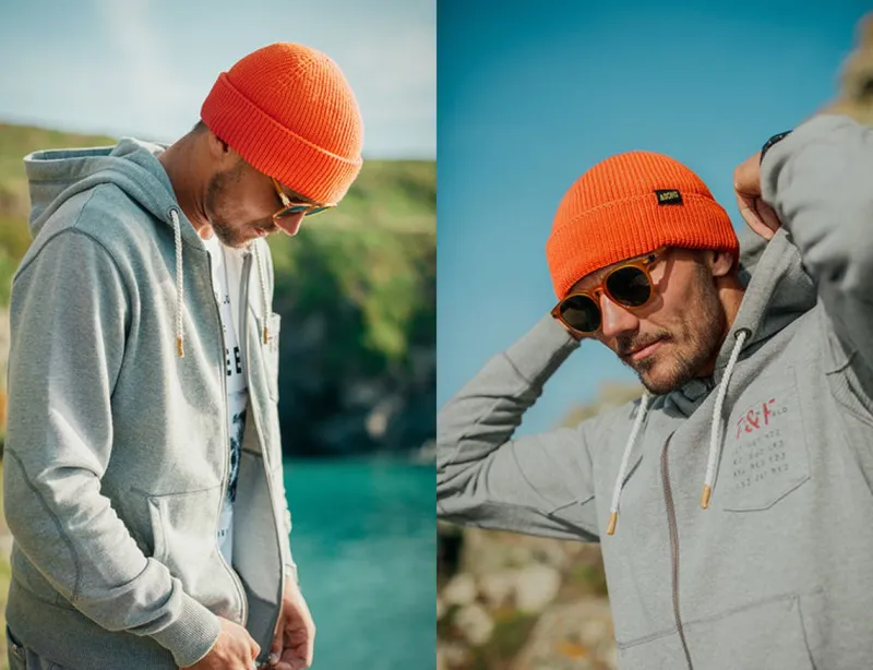 &SONS Bright Orange Atlantic Watch Cap / Beanie Store