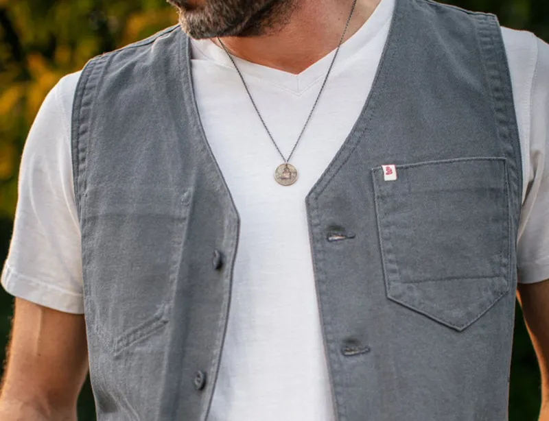 &SONS Classic White V-Neck T-Shirt Discount