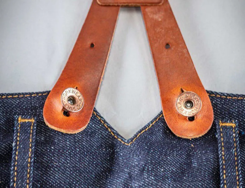&SONS Cream Leather Braces Clearance