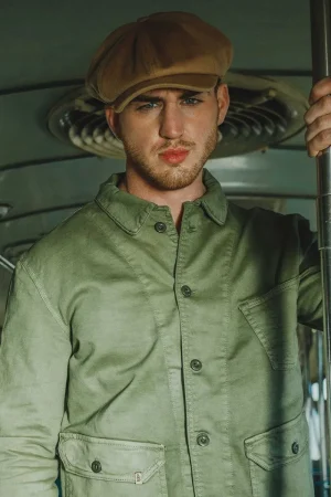&SONS Jackson Traditional Baker Boy Hat - Tan Flash Sale