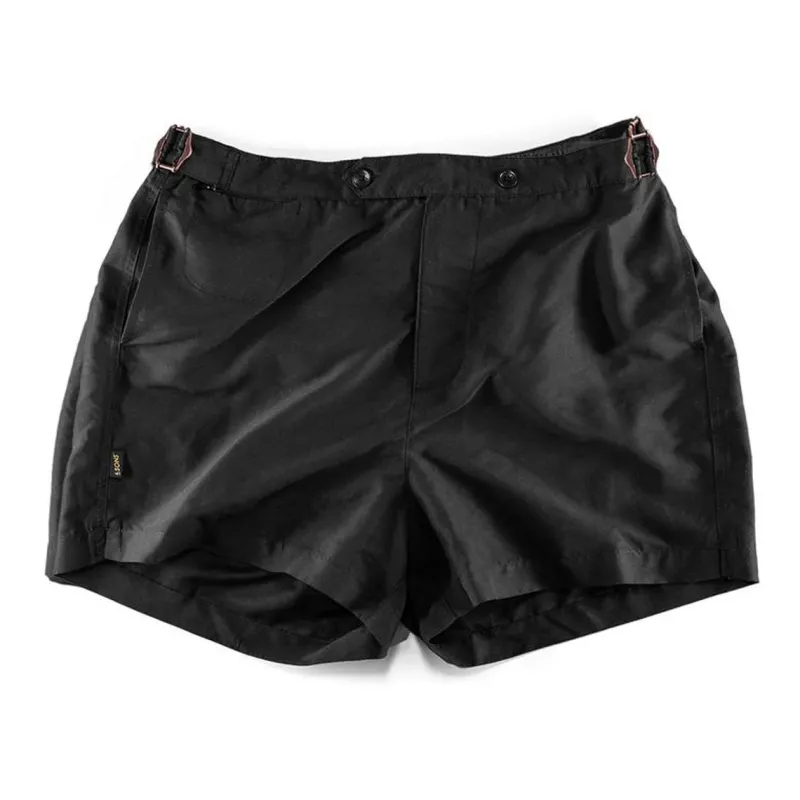 &SONS Newman Swim Shorts Black New