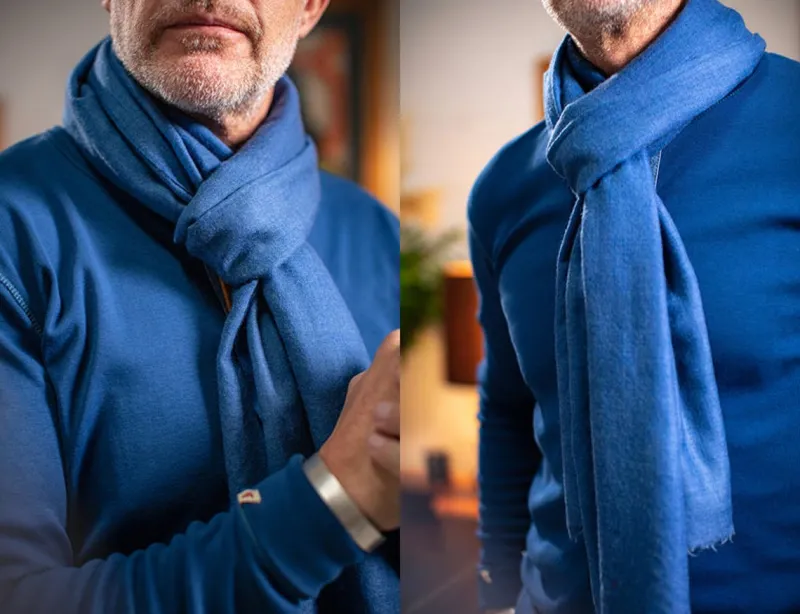 &SONS Outlaw Scarf Denim Blue Discount