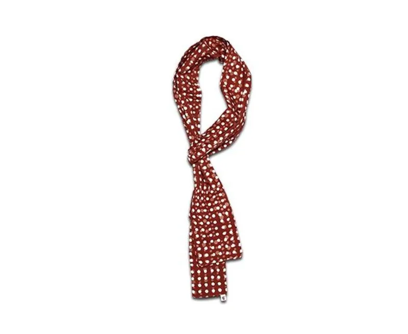 &SONS Rust Dot Japanese Scarf Fashion