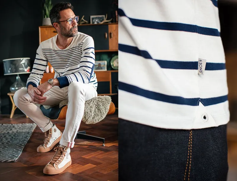 &SONS 21 Breton Long Sleeve Top Clearance