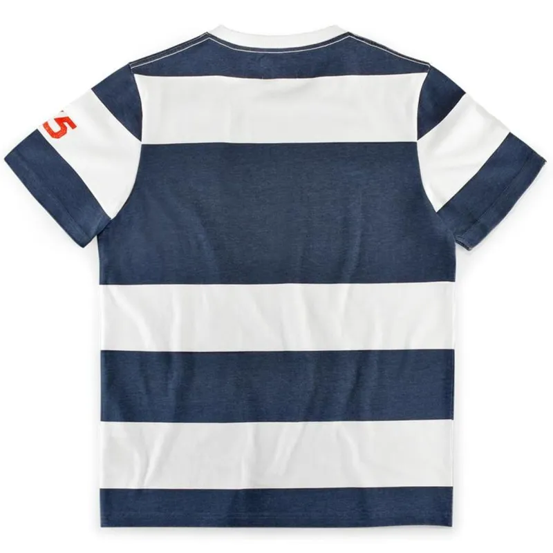 &SONS 75 T-Shirt Indigo Stripe Shop
