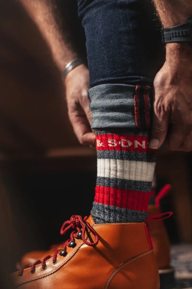 &SONS Baseline Socks Grey Shop