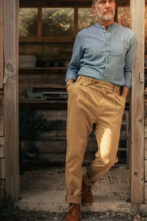 &SONS Beckett Trousers Tan Online