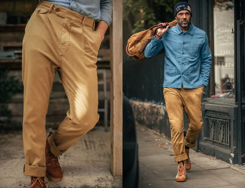 &SONS Beckett Trousers Tan Online