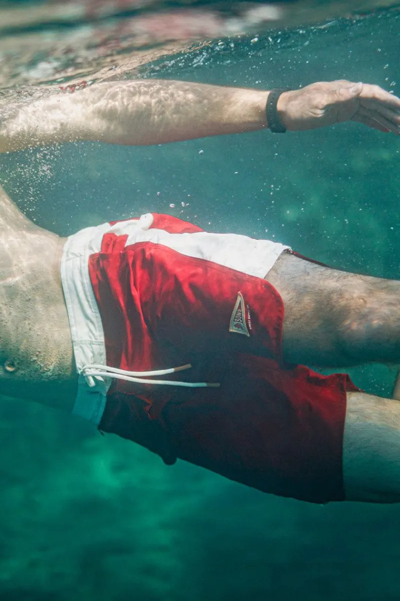 &SONS Bodhi Boardshorts Red Sale