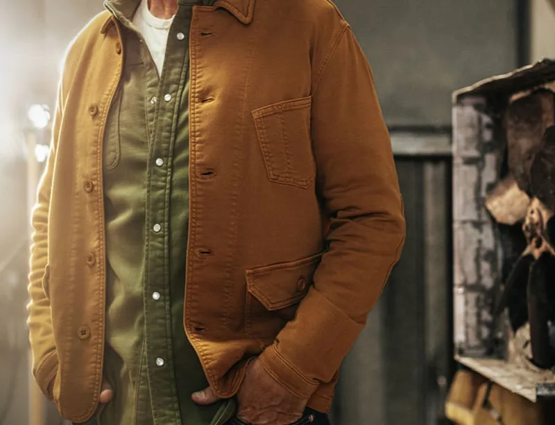 &SONS Carver Jacket Tan Store