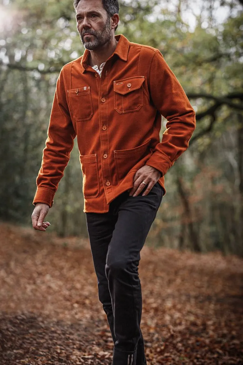 &SONS Cloud Shirt Rust Hot