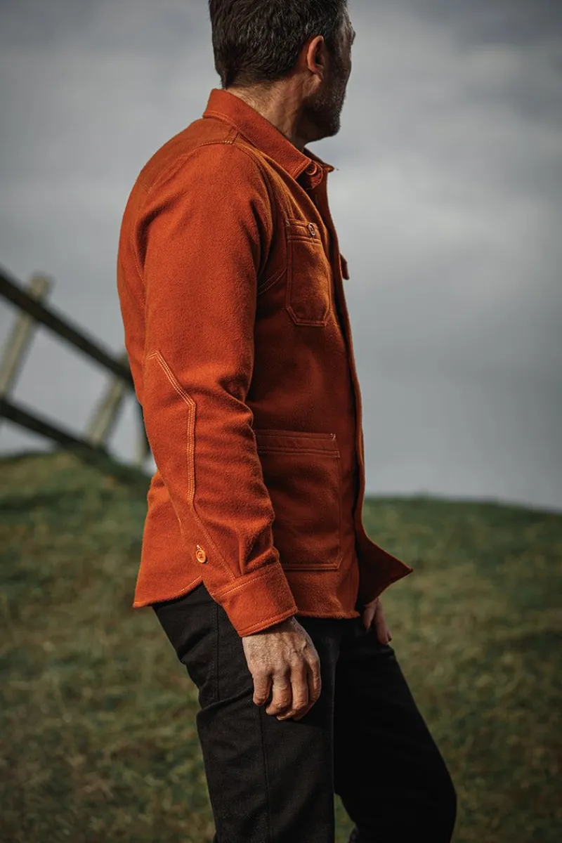 &SONS Cloud Shirt Rust Hot