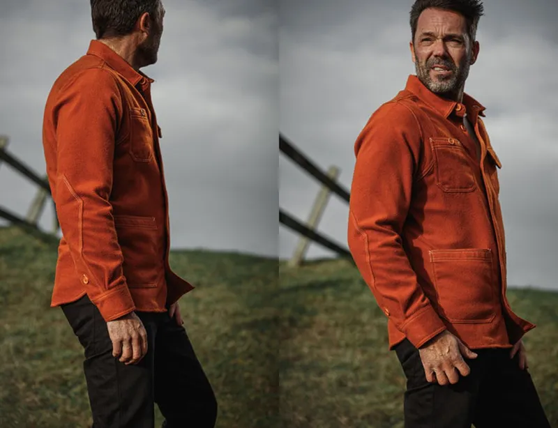 &SONS Cloud Shirt Rust Hot