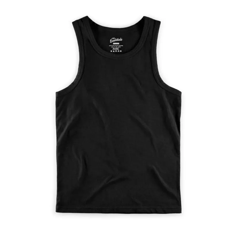 &SONS Essentials Vest Black New