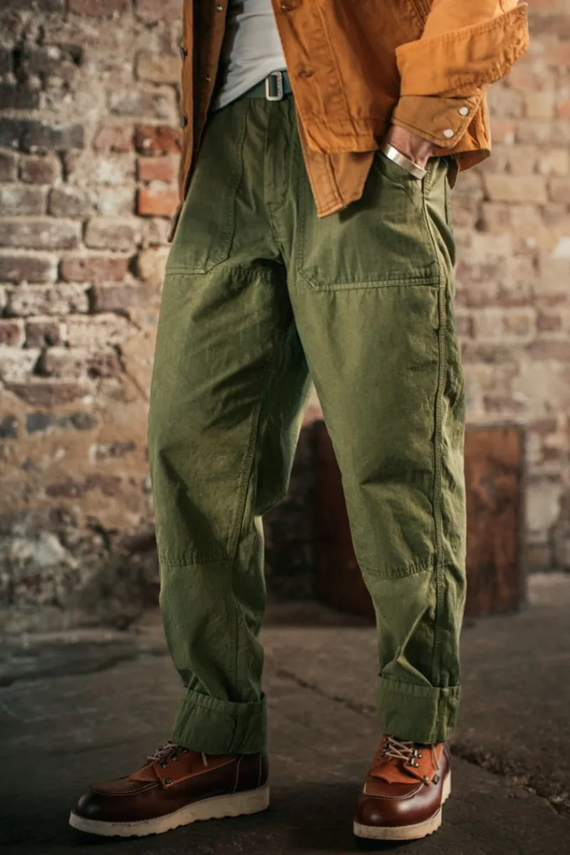 &SONS Fatigue Pant Army Green Clearance