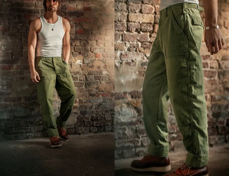 &SONS Fatigue Pant Army Green Clearance