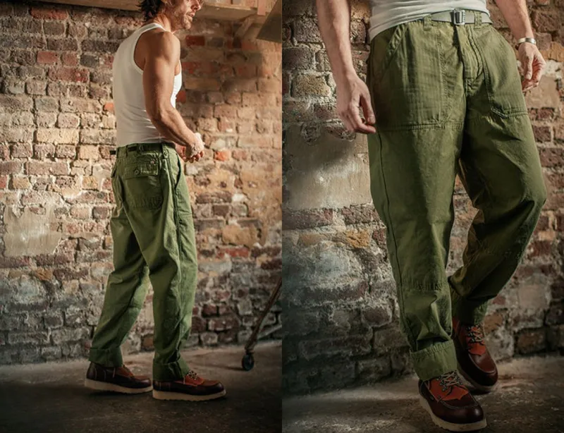 &SONS Fatigue Pant Army Green Clearance