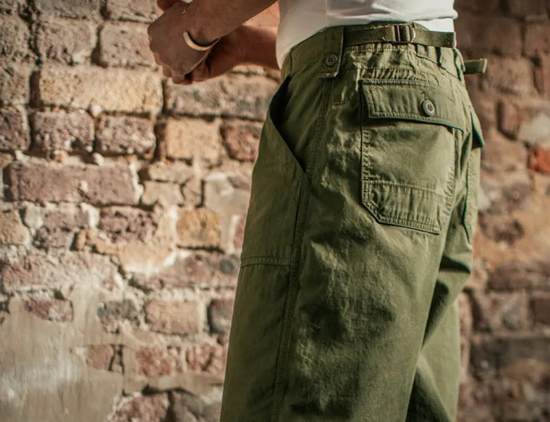 &SONS Fatigue Pant Army Green Clearance