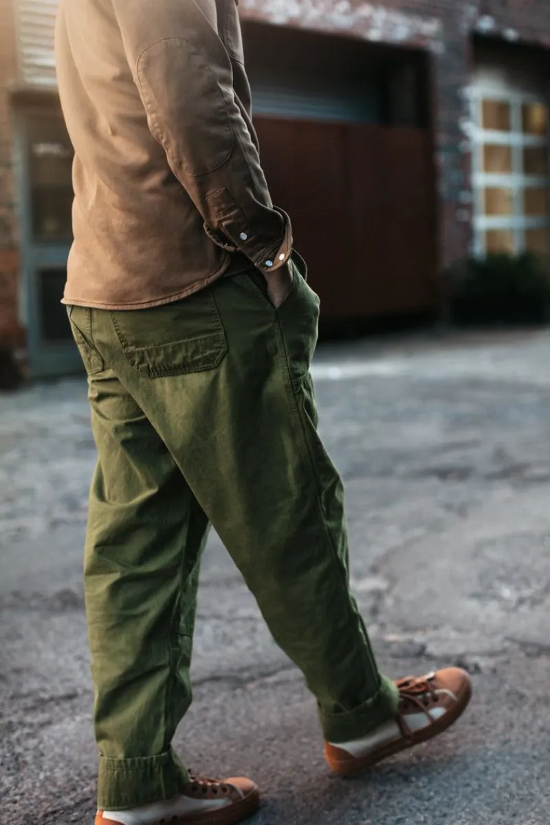 &SONS Fatigue Pant Army Green Clearance