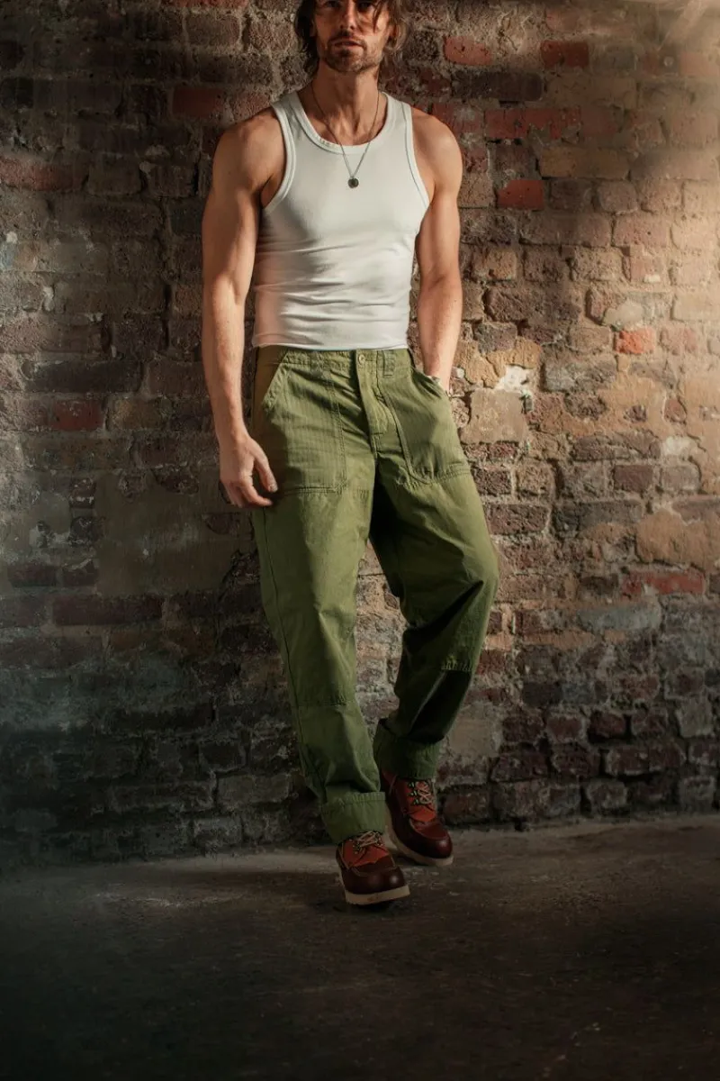 &SONS Fatigue Pant Army Green Clearance