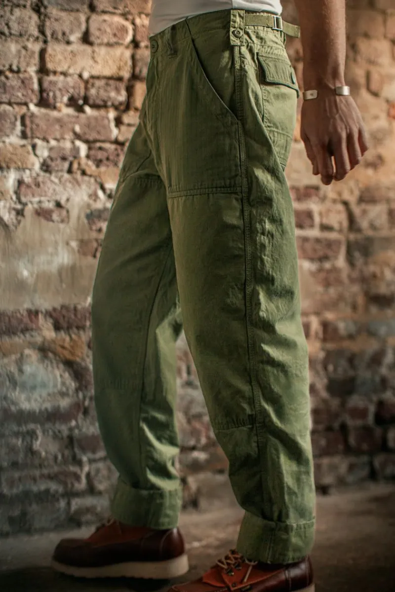 &SONS Fatigue Pant Army Green Clearance