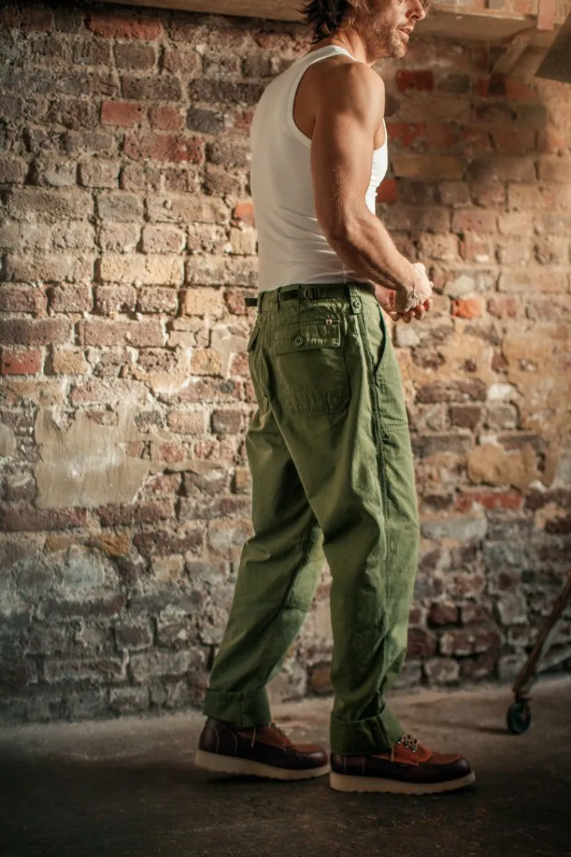 &SONS Fatigue Pant Army Green Clearance
