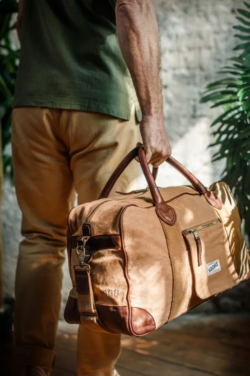 &SONS Getaway Bag Tan Online