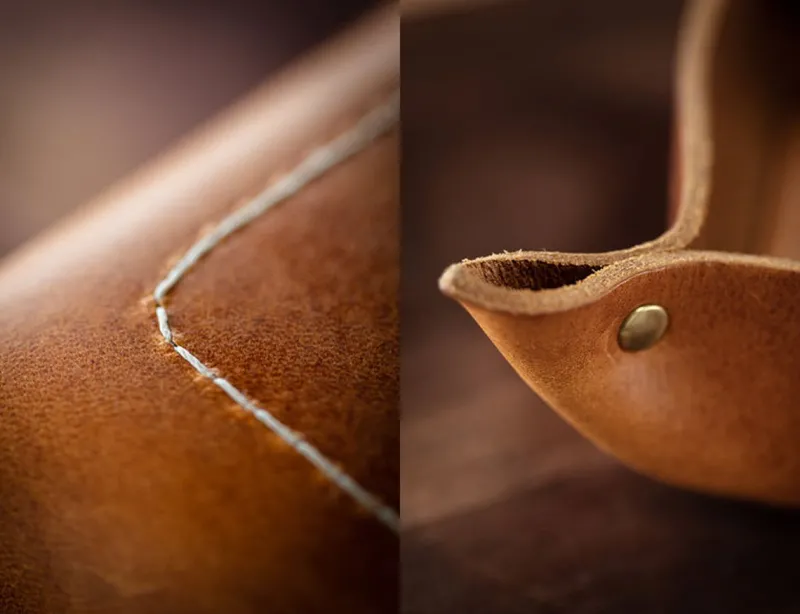 &SONS Leather Tray Tan Best