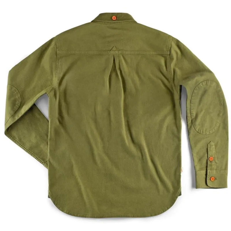 &SONS Lichen Moleskin Shirt Army Green Online