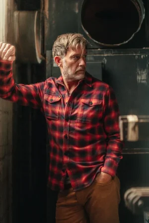 &SONS Logger Shirt Red Best