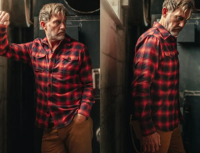 &SONS Logger Shirt Red Best
