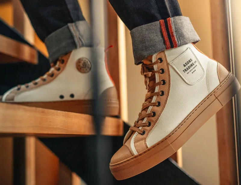 &SONS New Baseline Basketball High Top Raw Online