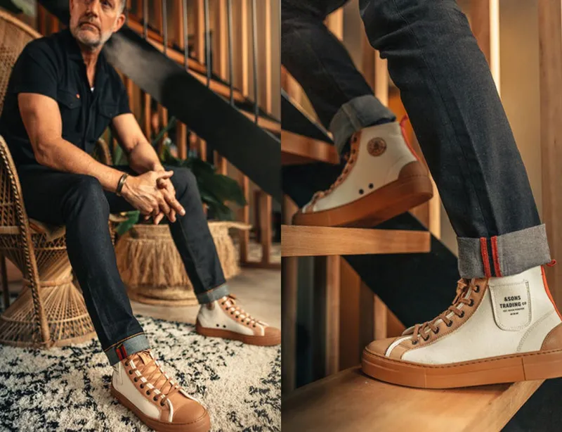 &SONS New Baseline Basketball High Top Raw Online