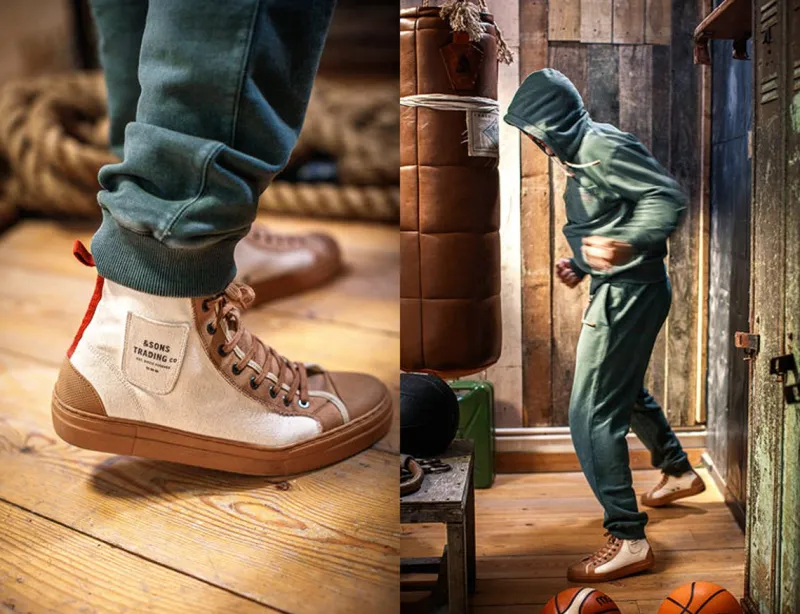 &SONS New Baseline Basketball High Top Raw Online