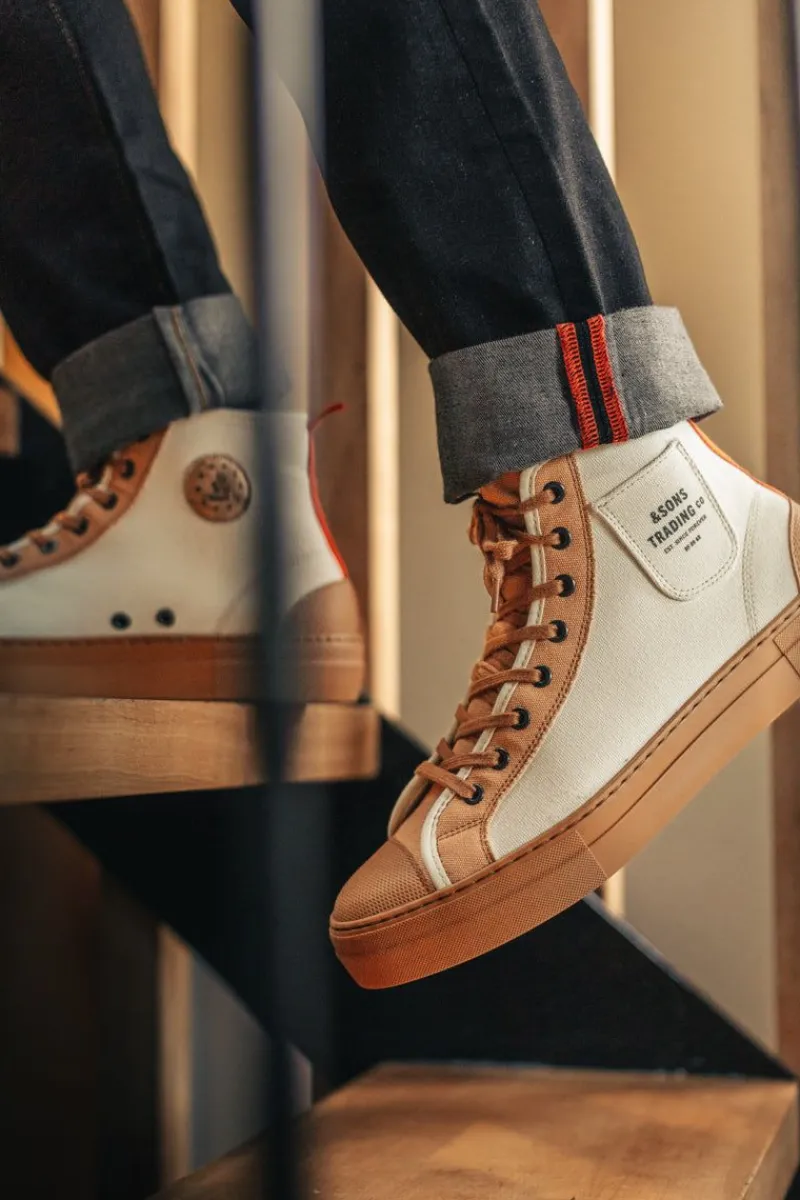 &SONS New Baseline Basketball High Top Raw Online