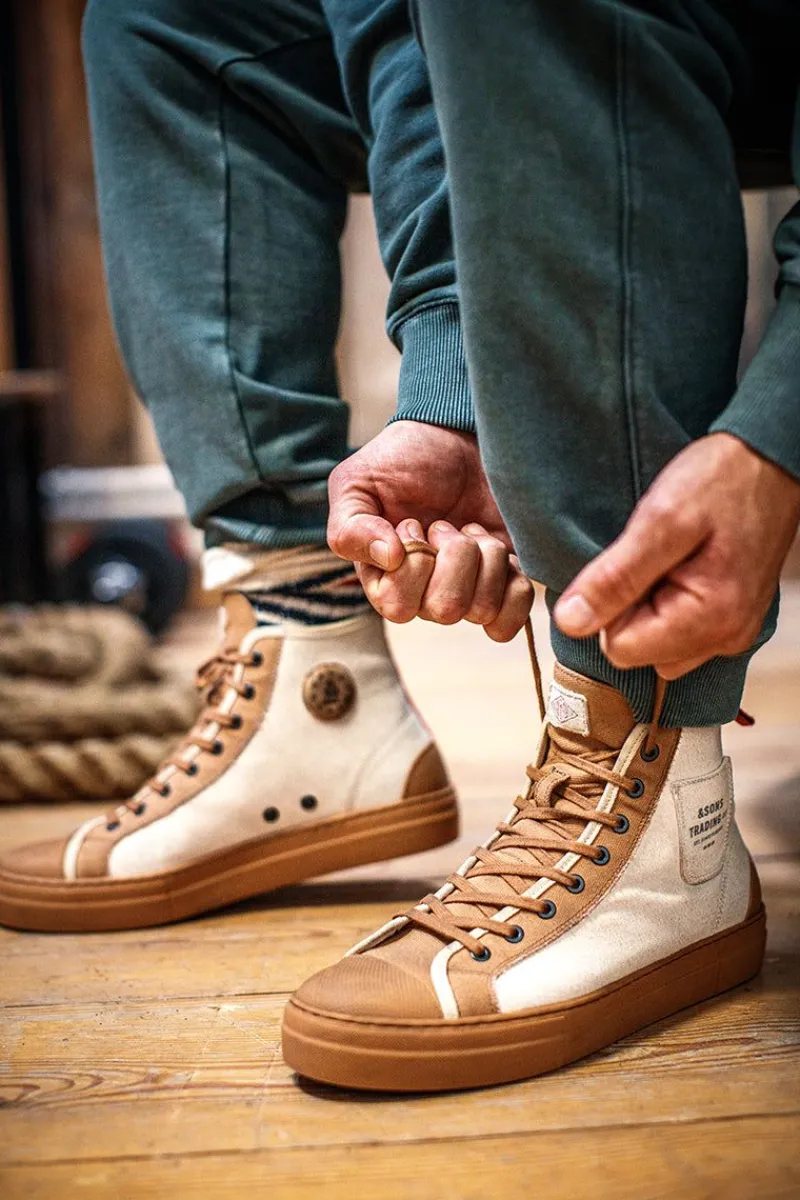 &SONS New Baseline Basketball High Top Raw Online