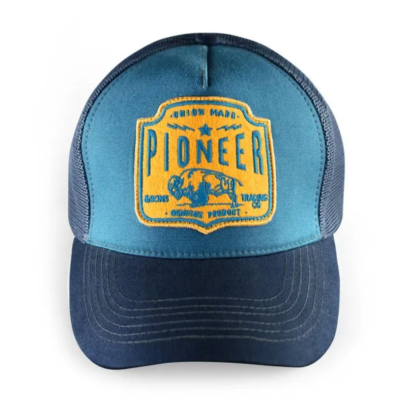 &SONS Pioneer Trucker Cap Blue Flash Sale