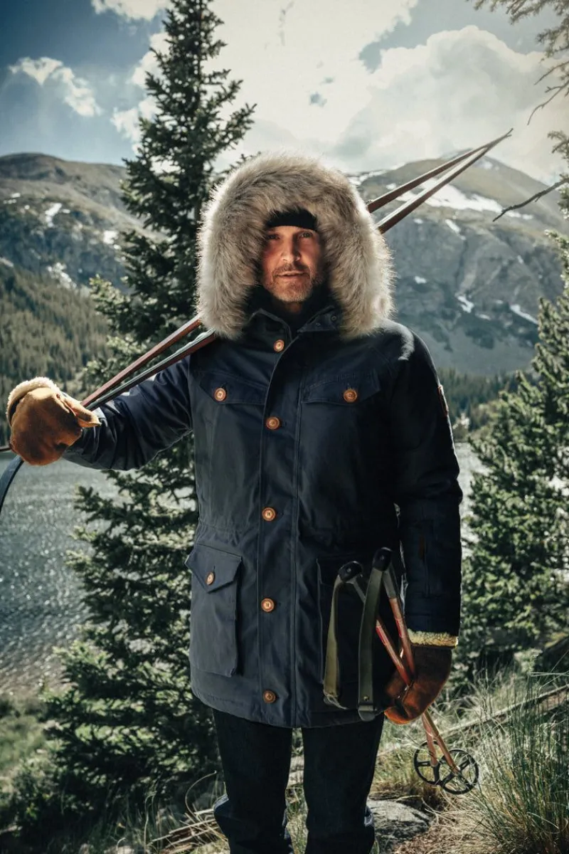 &SONS Ridge Snow Parka Navy Best Sale