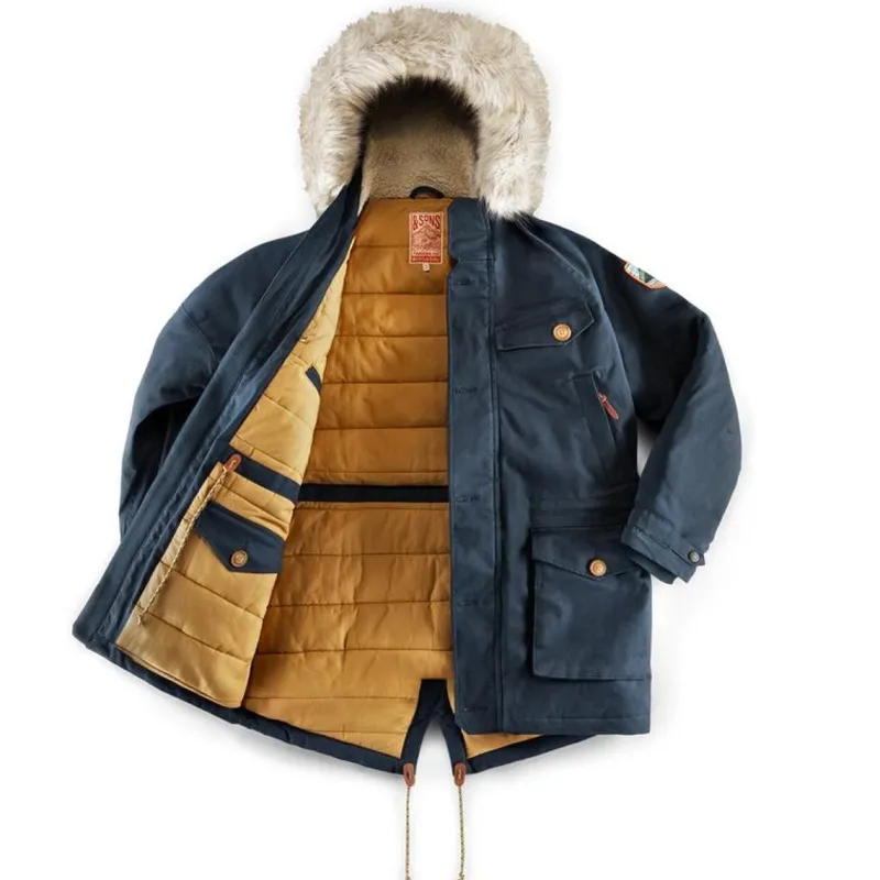 &SONS Ridge Snow Parka Navy Best Sale