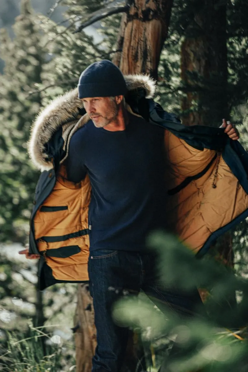 &SONS Ridge Snow Parka Navy Best Sale
