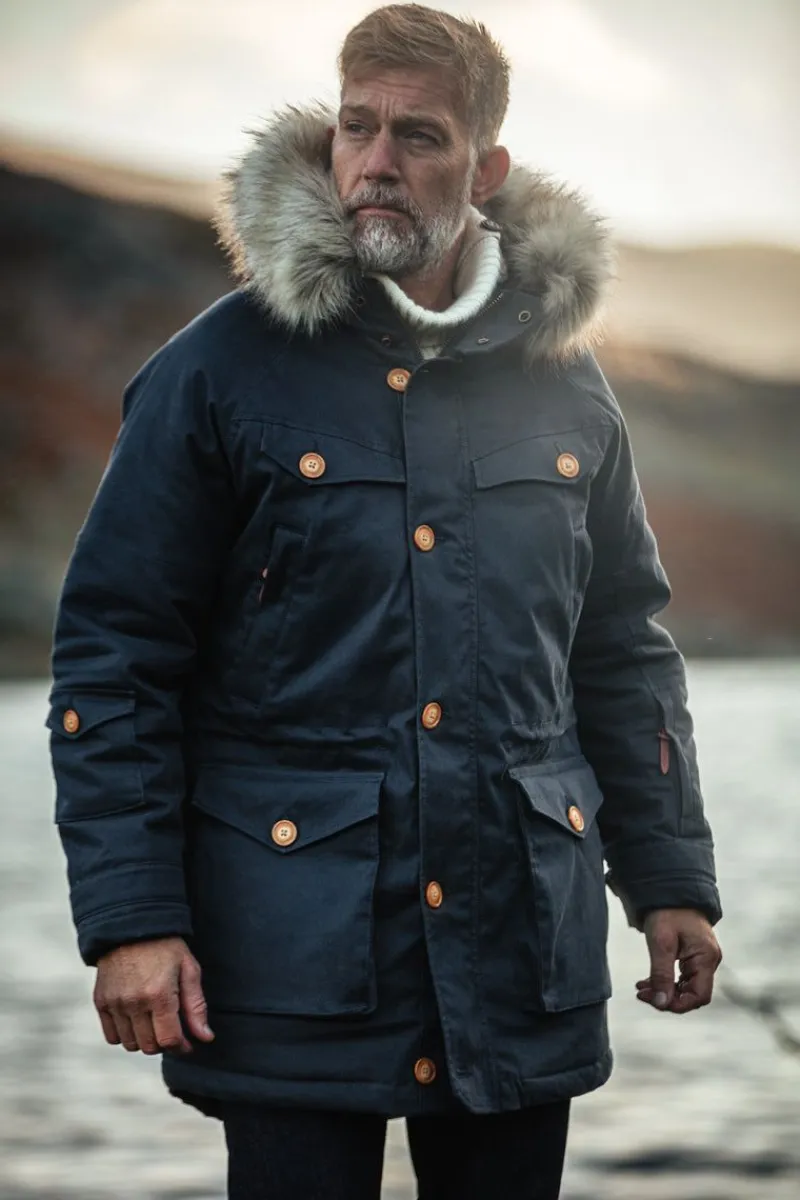 &SONS Ridge Snow Parka Navy Best Sale