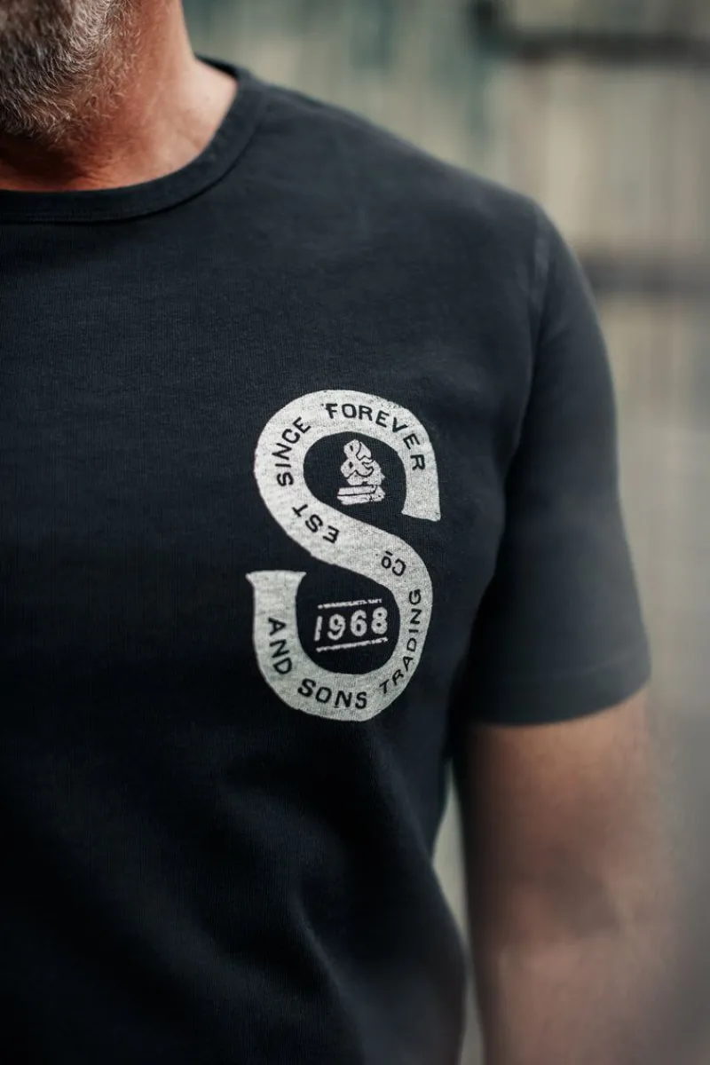 &SONS Sigma T-Shirt Black Cheap