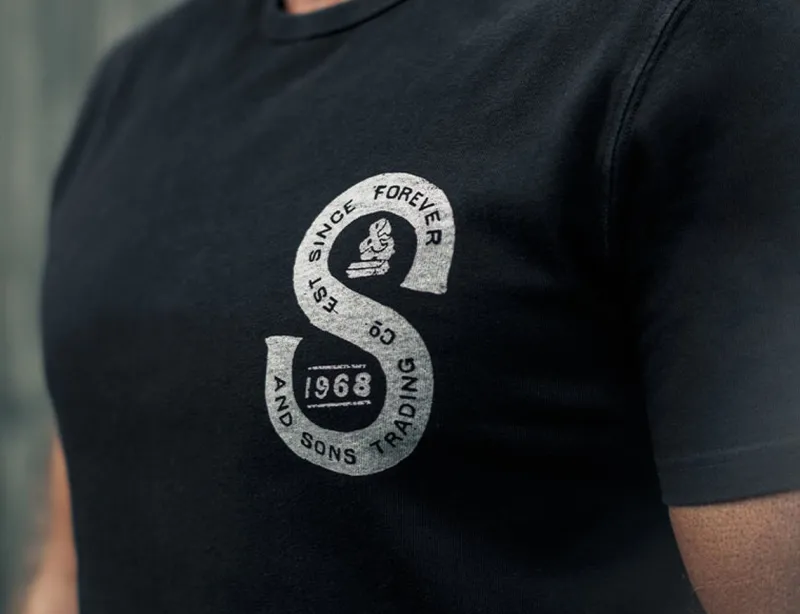 &SONS Sigma T-Shirt Black Cheap