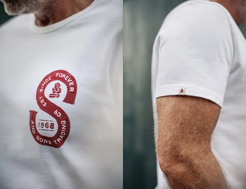 &SONS Sigma T-Shirt White Flash Sale