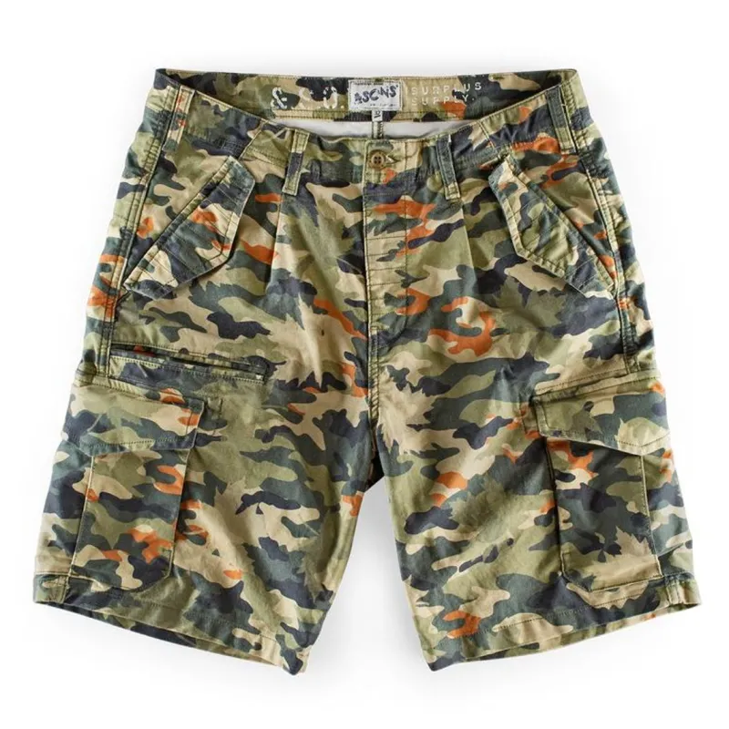 &SONS Surplus Army Shorts Camo Outlet